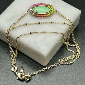 Kendra Scott Elaina multi-strand bracelet Colorful adjustable  #H30